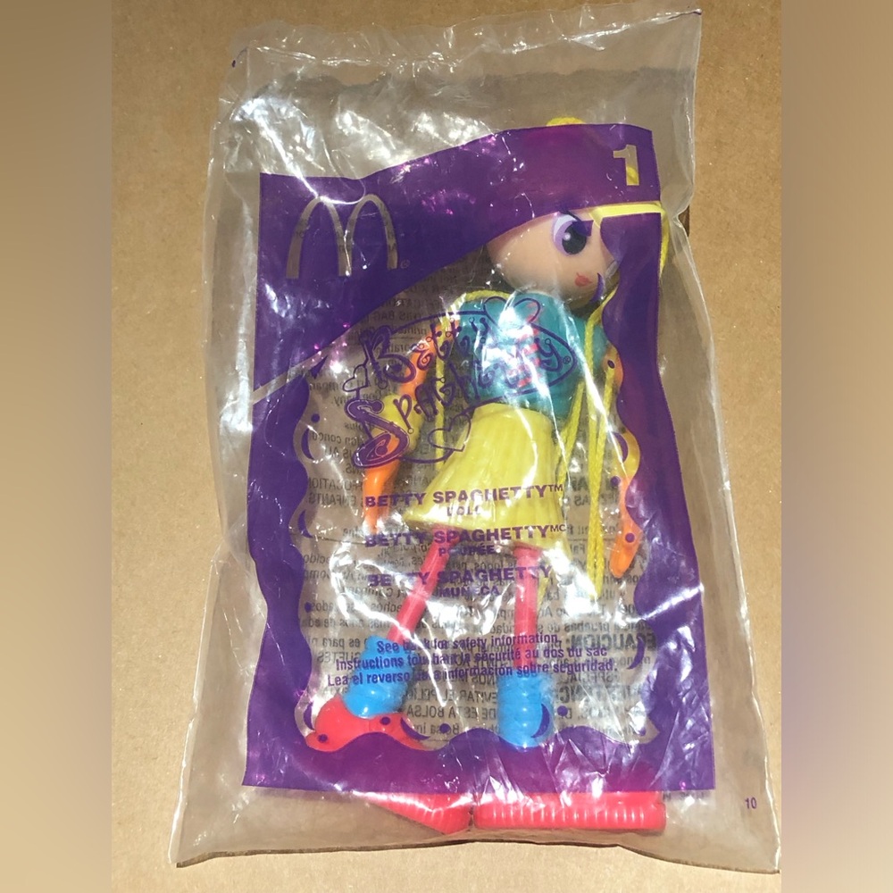 3/$20 McDonald's Betty Spaghetty Kids Toy